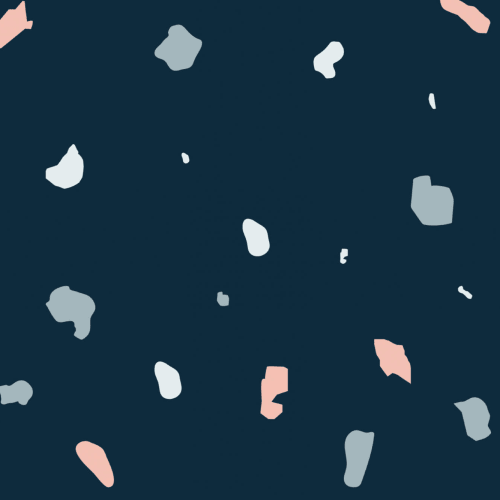 Carta da Parati Effetto Terrazzo alla Veneziana Scura