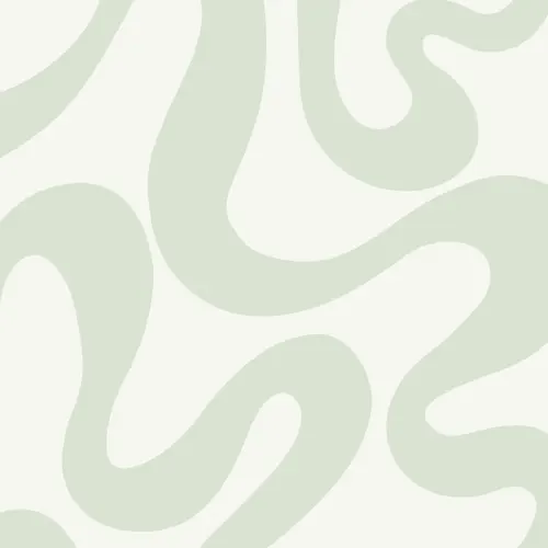 Green Groovy Wiggly Lines Repeat Pattern Wallpaper