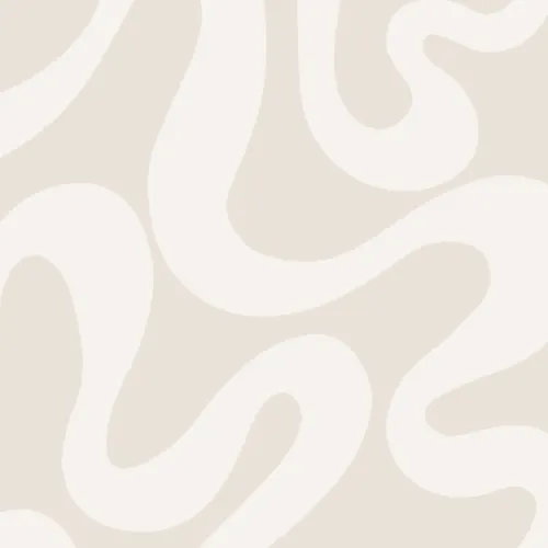 Neutral Groovy Wiggly Lines Upprepa mönster tapet