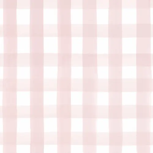 Pink Gingham Wallpaper