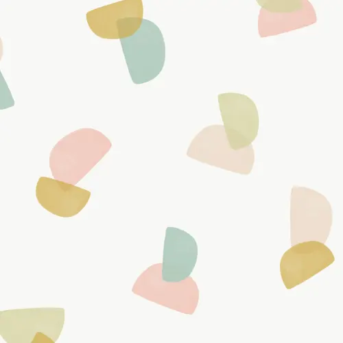 Colorful Pastel Moons Wallpaper