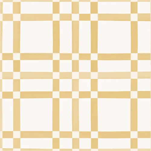 Sinapinkeltainen Retro ruudullinen kuvatapetti