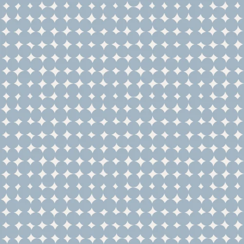Blue Geometric Modern Pattern Mural for Contemporary Walls