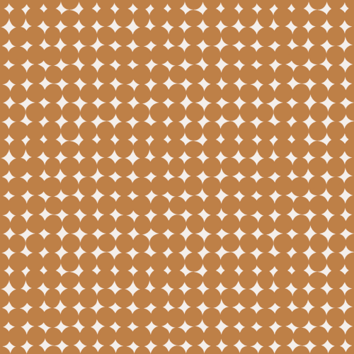 Orange Geometric Retro Pattern Wallpaper Mural
