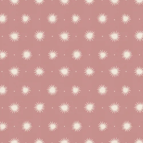 Pink Celestial Pattern Wallpaper For A Calm Mural