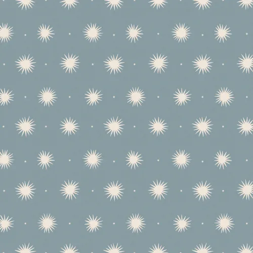 Blue Celestial Pattern Cosmic Atmosphere Mural