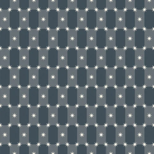 Murala cu model geometric cu stele în albastru marin adaugă eleganță atemporală