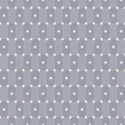 Sterling Blue Star Pattern Contemporary Kids' Mural