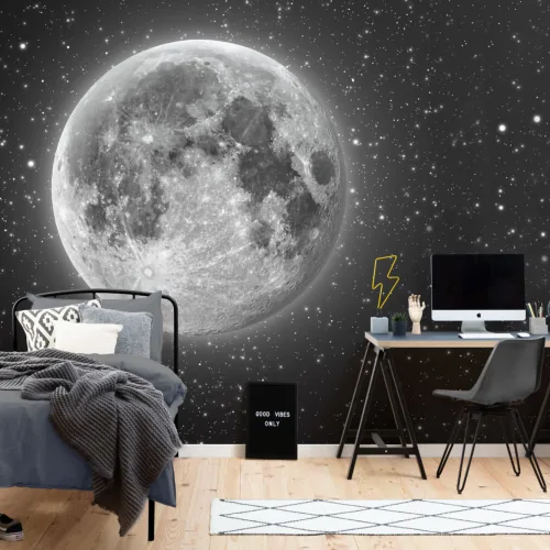 Moon & Stars Wallpaper Mural