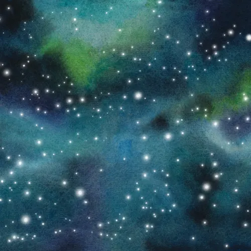 Navy Galaxy Starry Night Sky Wallpaper Mural