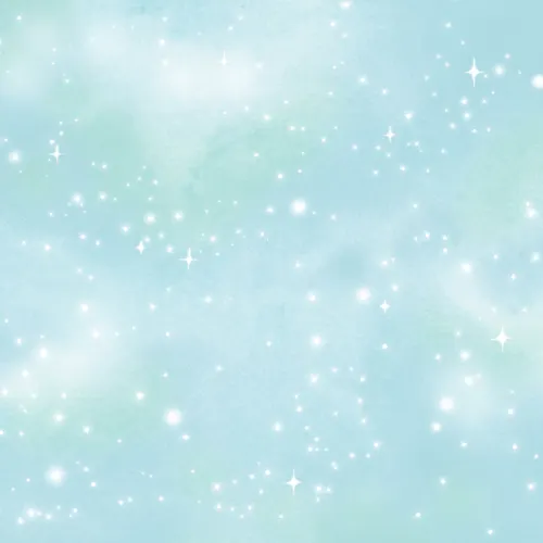 Light Blue Starry Sky Wallpaper Mural