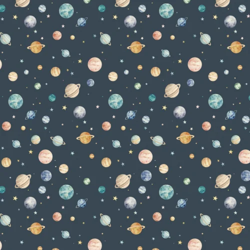Murale pentru copii Multicolor Adventure Planetary Cosmos
