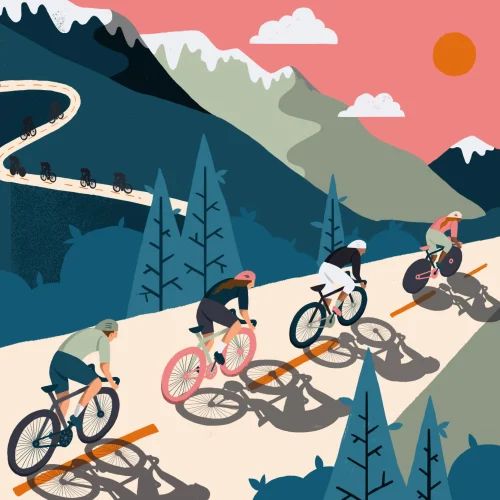 Carta da Parati Gara Ciclistica