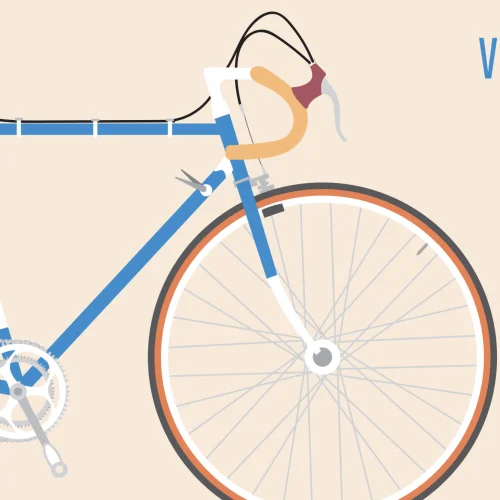 Carta da Parati Vélo del Tour De France