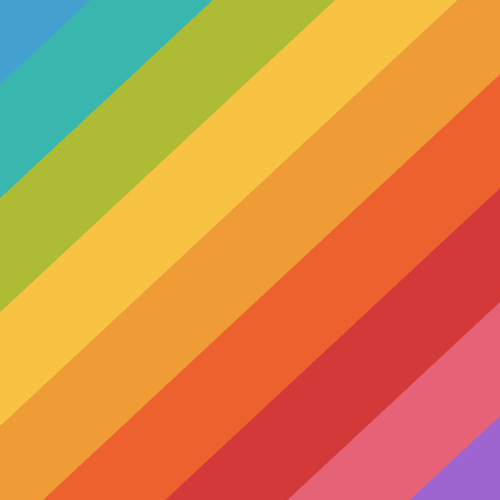 Bold Rainbow Stripe Wallpaper Mural