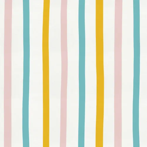 Pastel Colorful Stripe Wallpaper Mural