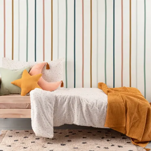 Earthy Vertical Rainbow Wallpaper