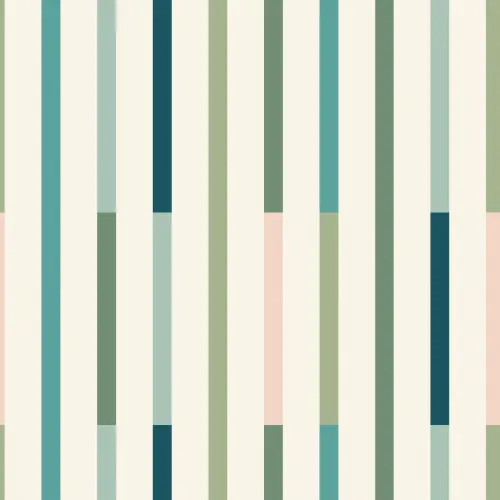 Cool Multicolor Striped Modern Geo Pattern Wall Mural