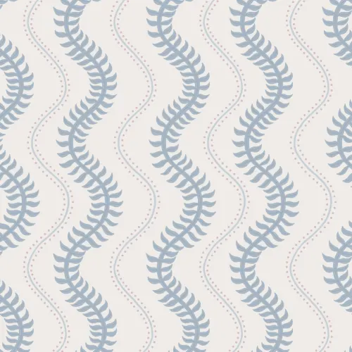 Blue and Pink Striped Pattern Mural for Tranquil Spaces