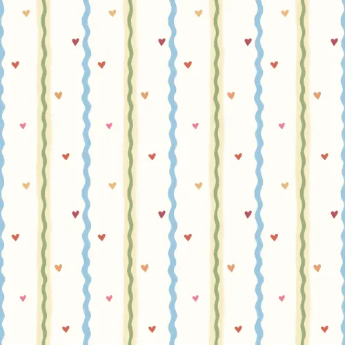 Charming Stripes Classic Cheerful Wall Mural