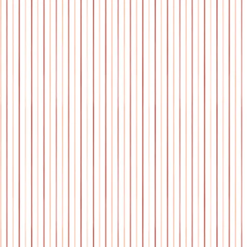Red Nautical Striped Pattern Mural For A Bold Atmosphere