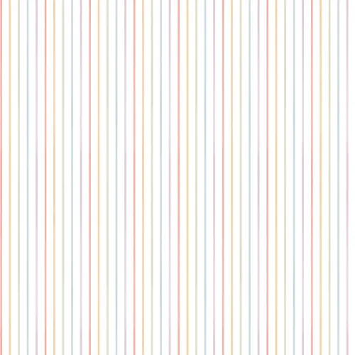 Multicolor Striped Kids’ Pattern Mural for Playful Spaces