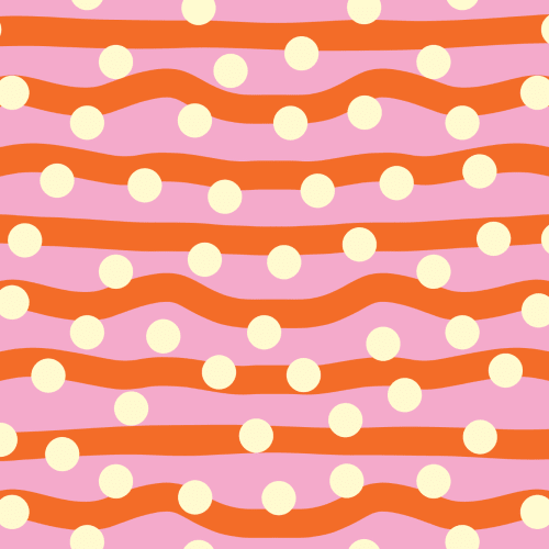 Elizabeth Olwen Polka Pop Red Mural