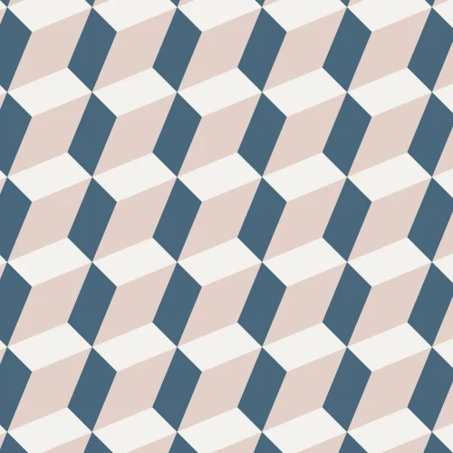 Fototapeta 3D z przechylonym kwadratem
