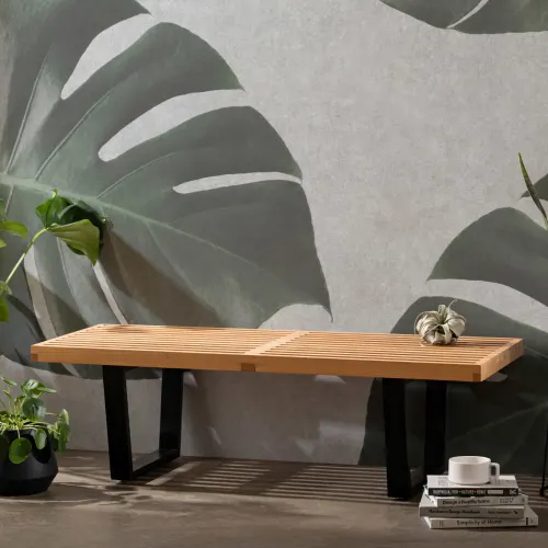 Biophilic Monstera Leaf Przemysłowa fototapeta ścienna