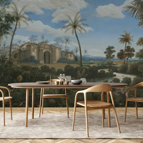 Frans Post Landskapsmaleri fototapet
