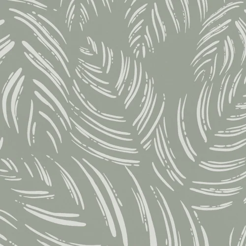 Green Calathea Leaf Pattern Wall Mural