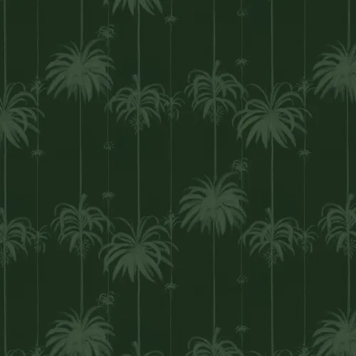 Papel de parede de Palmeiras tropicais às riscas verdes