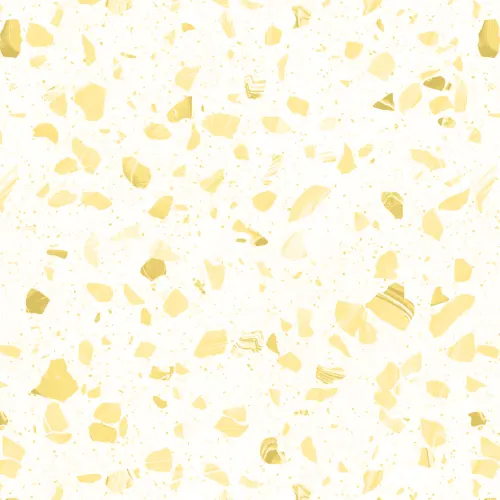 Papel de parede com padrão de repetição de terrazzo marmoreado amarelo