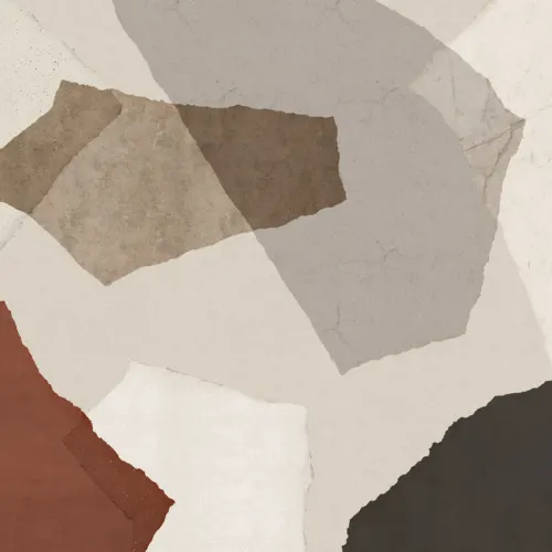 Large Neutral Terrazzo Inspired Wallpaper Mural