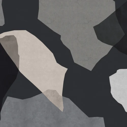 Large Dark Terrazzo Inspired Wallpaper Mural