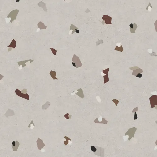 Earth Tones Terrazzo Effect Pattern Wallpaper Mural