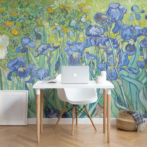 Irises by Van Gogh Wallpaper Mural