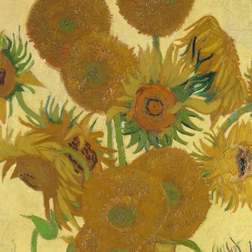 Sunflowers by Van Gogh Art Wallpaper Mural