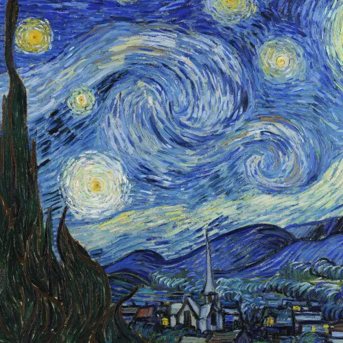 Starry Night by Van Gogh Wallpaper Mural