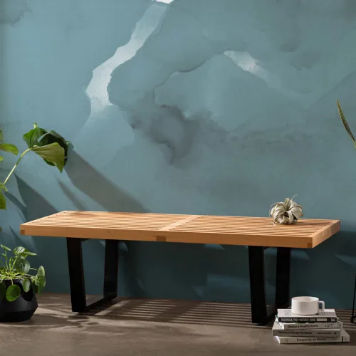 Mural de papel de parede em aguarela Envy Teal