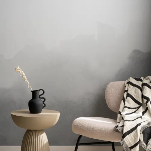 Gray Blend Watercolor Wallpaper Mural