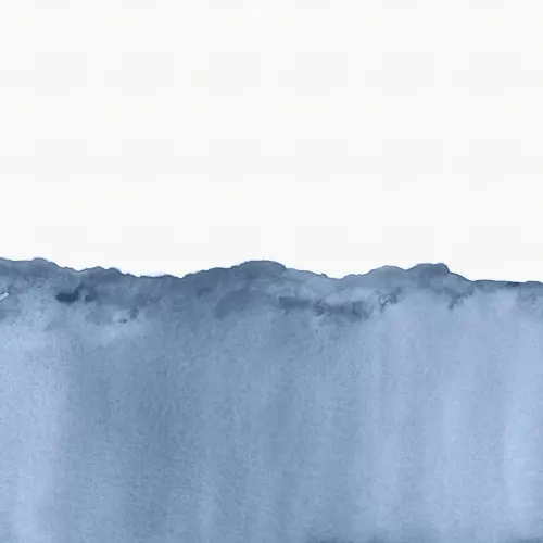 Blue Wave Watercolor Wallpaper Mural
