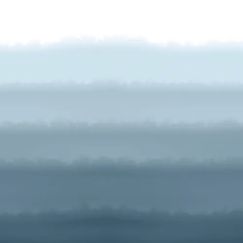Blauwe aquarel muurschildering