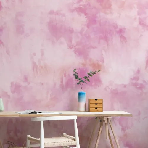 Fajna różowa fototapeta Tie Dye