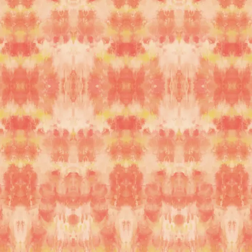 Bright Orange Tie Dye Print Wallpaper Mural