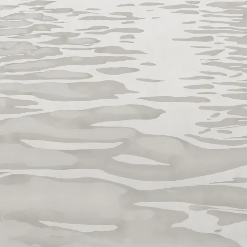Carta da parati dipinta a mano in beige con increspature d'acqua