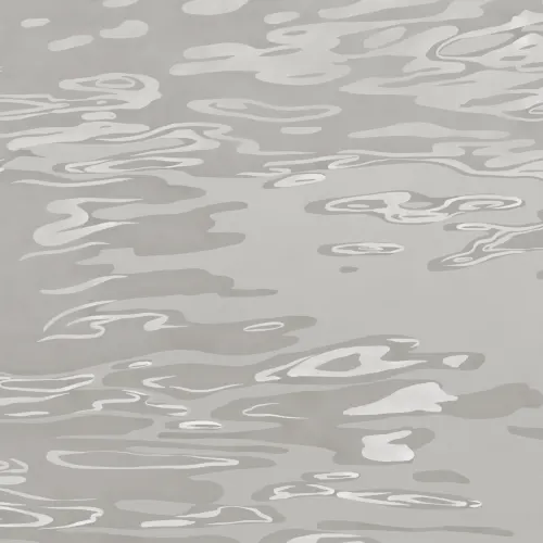 Carta da parati dipinta a mano in beige con effetto increspatura dell'acqua