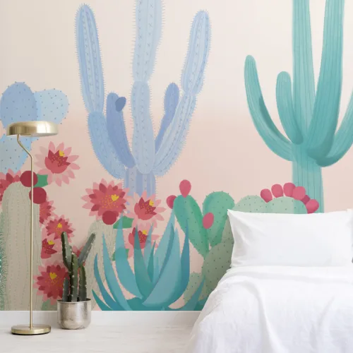 Aangepaste Behang Plant Blad Tv Achtergrond Muur Home Decor Palmblad