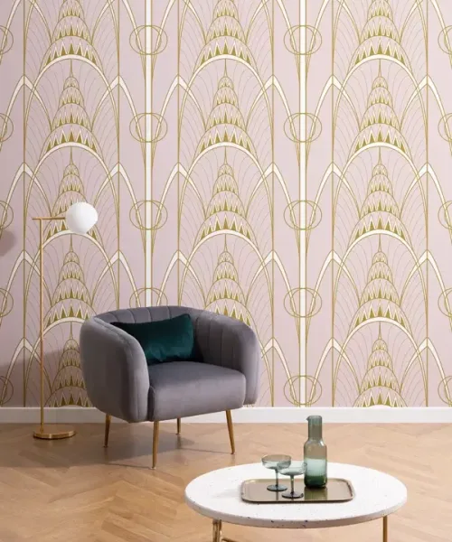 6 carte da parati Art Déco per creare un interno di lusso
