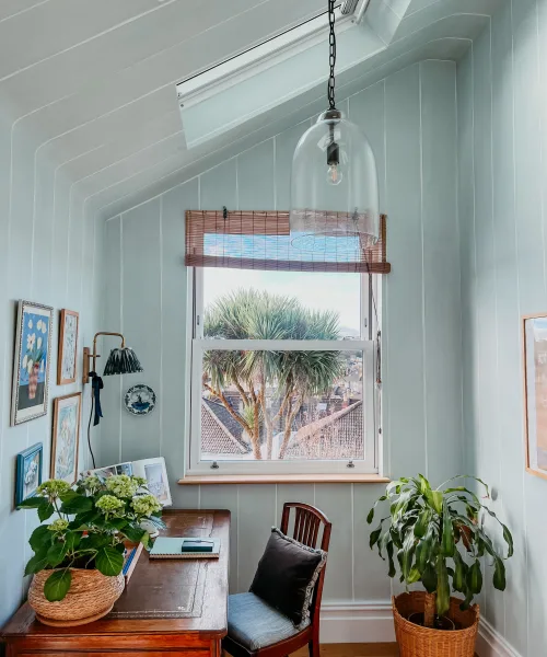 Sådan tapetserer du et loft